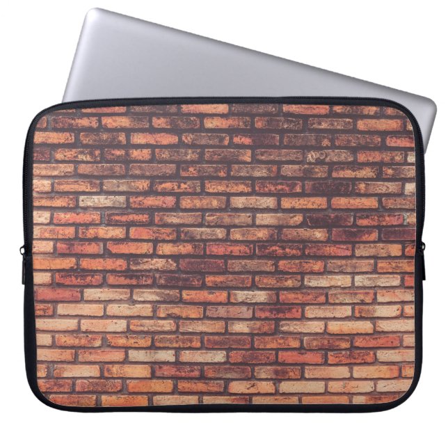 Funda Para Portátil fondo antiguo de la textura de la pared de ladrill (Frente)