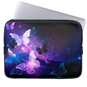 Funda Para Portátil Fondo con mariposas nocturnas