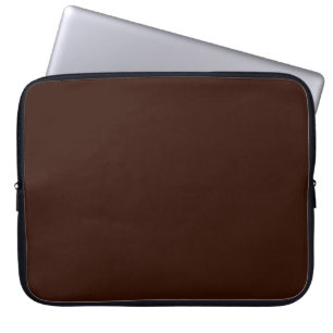Funda Para Portátil Fondo de color marrón personalizable