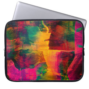 Funda Para Portátil fondo de fondo de papel colorido abstracto de arte