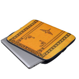 Funda Para Portátil Fondo de la portada del libro antiguo grabado