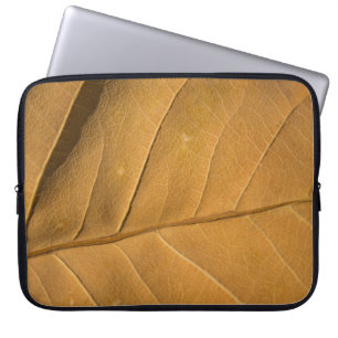 Funda Para Portátil Fondo de la textura de la hoja seca abstracta de c