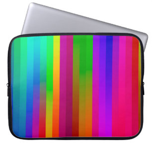 Funda Para Portátil fondo de líneas verticales paralelas simples. abst