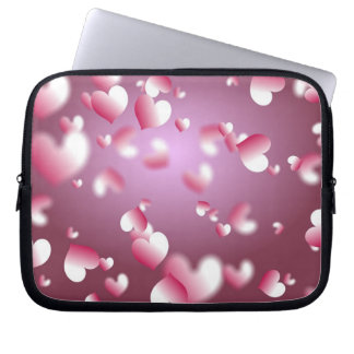 Funda Para Portátil Fondo de los corazones
