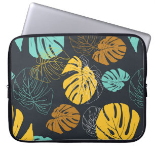 Funda Para Portátil fondo de pantalla transparente de hoja tropical 