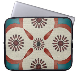Funda Para Portátil fondo de patrón de ilustracion ornamental abstract