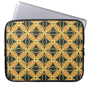 Funda Para Portátil Fondo de patrón de imprimación geométrica. Diseño 