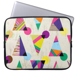 Funda Para Portátil fondo de patrón triangular sin fisuras, hipster re