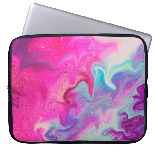 Funda Para Portátil Fondo de pintura mixta (Frente)