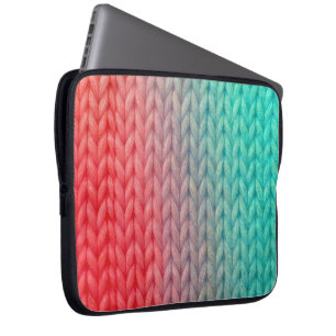 Funda Para Portátil Fondo de punto tejido en colores gradientes