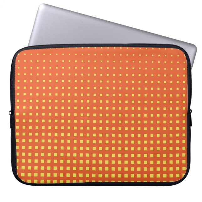 Funda Para Portátil Fondo de semitono. Estilo cómic. Geometría abstrac (Frente)