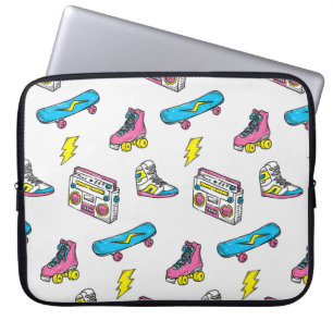 Funda Para Portátil Fondo de tema vintage con patinaje radial para zap