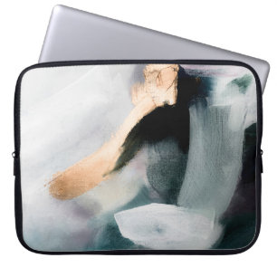 Funda Para Portátil Fondo de textura de aceite abstracto. Pintar sobre