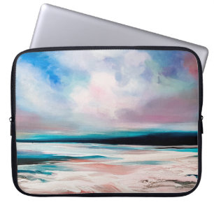 Funda Para Portátil Fondo de textura de aceite abstracto. Pintar sobre