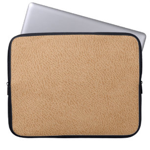 Funda Para Portátil Fondo de textura de cuero. Textura de cuero marrón