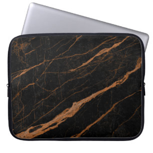 Funda Para Portátil fondo de textura de mármol del emperador negro nat
