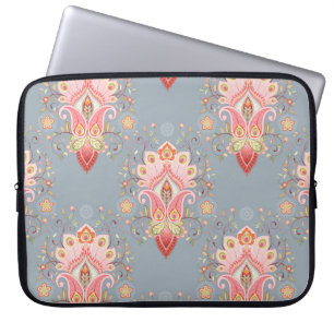 Funda Para Portátil Fondo del Feather Peacock Oriental