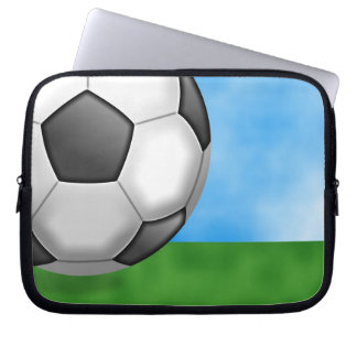 Funda Para Portátil Fondo del fútbol