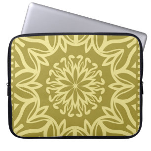 Funda Para Portátil Fondo floral geométrico. Ornato étnico tribal