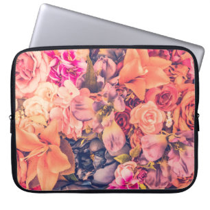 Funda Para Portátil Fondo floral vintage - filtervintage vintage,