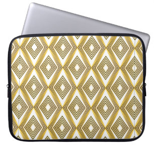 Funda Para Portátil Fondo geométrico abstracto. Art Decó.