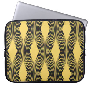 Funda Para Portátil Fondo geométrico abstracto Art Deco
