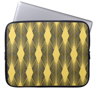 Funda Para Portátil Fondo geométrico abstracto. Ilustración de Art Dec