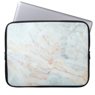 Funda Para Portátil Fondo natural de textura de patrón de mármol. Inte