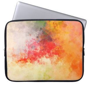 Funda Para Portátil Fondo Resumen Pintado Cepillado. Cepa acariciada