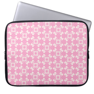 Funda Para Portátil Fondo rosa, diseño moderno y sin costuras. Vintage