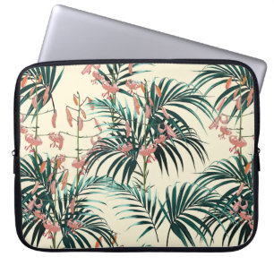 Funda Para Portátil Fondo tropical con plantas de selva. Sin inconveni