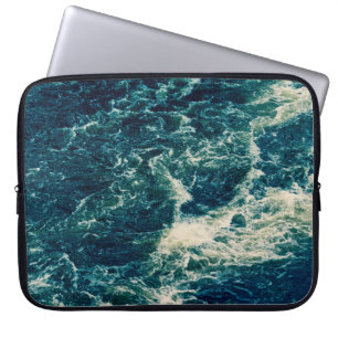 Funda Para Portátil Fondo, vista superior, flujo rápido del río con