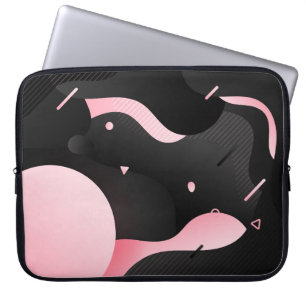 Funda Para Portátil Forma de onda dinámica del fluido abstracto
