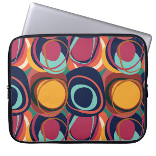 Funda Para Portátil Forma Natural Sin Maravilla: Bella Círculo Abstrac