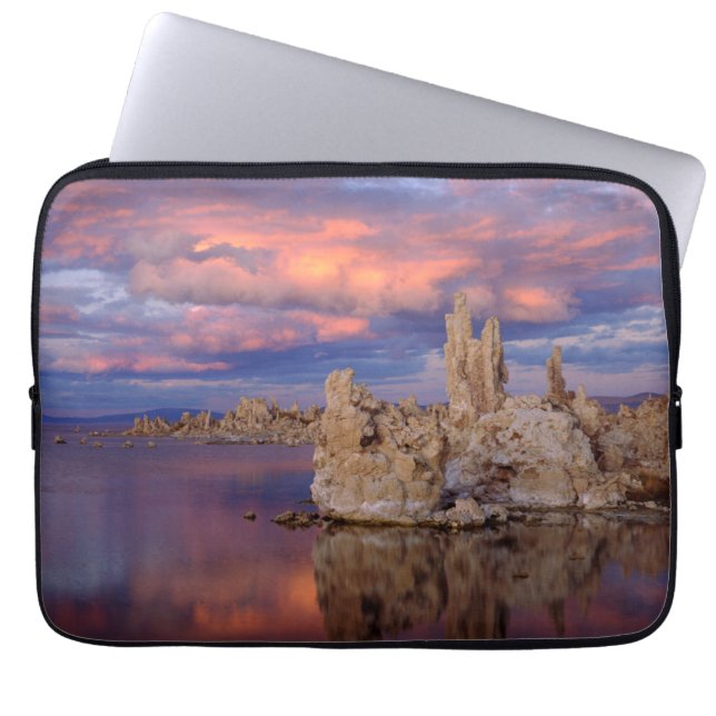 Funda Para Portátil Formaciones Tufa en el lago Mono (Frente)