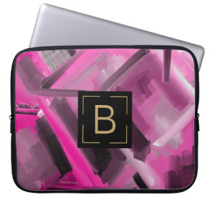 Funda Para Portátil Formas contemporáneas de arte abstracto de color r