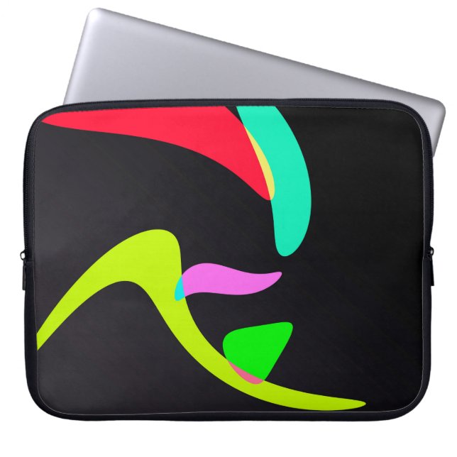 Funda Para Portátil Formas curvas (Frente)