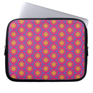 Funda Para Portátil formas de círculos florales coloridos