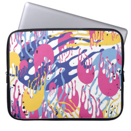 Funda Para Portátil Formas de onda abstractas.