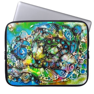 Funda Para Portátil Formas de Vida - Arte Neurográfico 7