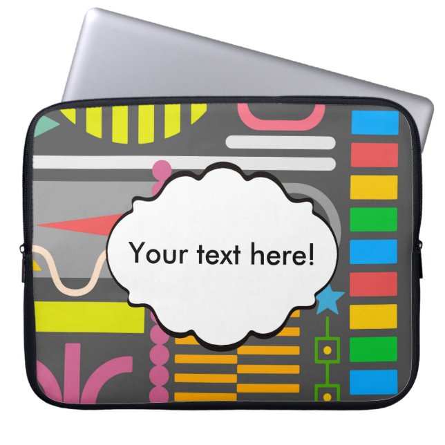 Funda Para Portátil Formas diversas (Frente)