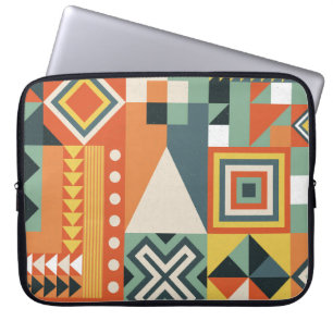 Funda Para Portátil Formas geométricas, fondo simple plano.