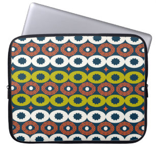 Funda Para Portátil Formas Ovaladas Africanas: Coloridas Sin Marea.