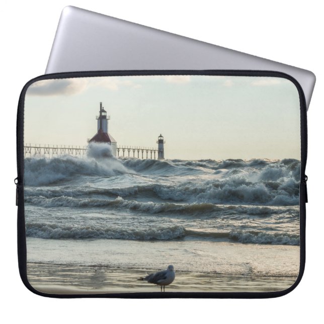 Funda Para Portátil Forzar detrás de la belleza (Frente)