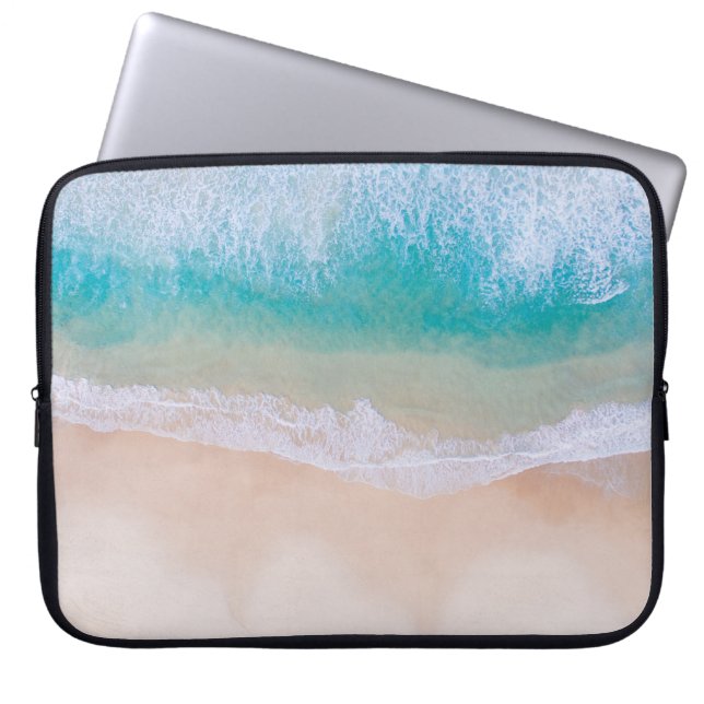 FUNDA PARA PORTÁTIL FOTO AÉREA DEL CUERPO DEL AGUA (Frente)