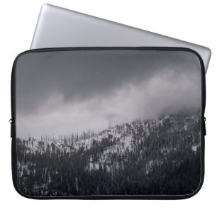 FUNDA PARA PORTÁTIL FOTO DE GRAYSCALE DEL ÁRBOL