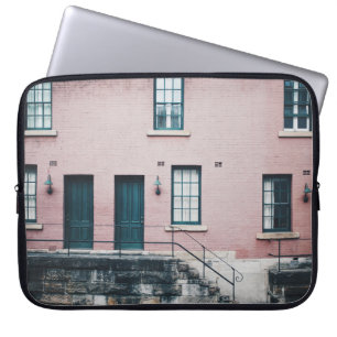 FUNDA PARA PORTÁTIL FOTO DE LA CONSTRUCCIÓN CON ESCALONES