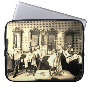 Funda Para Portátil Foto de la peluquería Barber Hair Salon de Mens 18