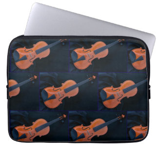Funda Para Portátil Foto de violín en primer plano