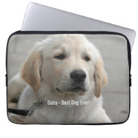 Foto personalizada y nombre del perro del golden